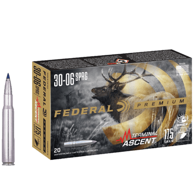 Federal P3006TA1 Premium  30-06 Springfield 175 gr Terminal Ascent 20 Bx/ 10 Cs