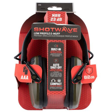 Allen 2256 Shotwave Low Profile Earmuff 82 dB Brown