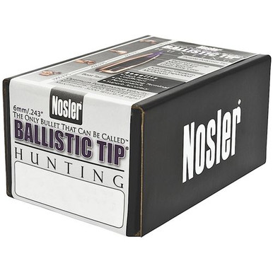 Nosler 24090 Ballistic Tip Hunting 6mm .243 90 GR Ballistic Tip Hunting 50 Box