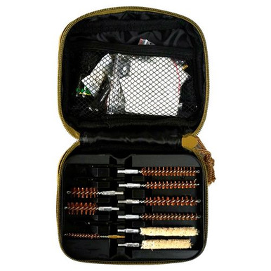 Clenzoil 2830 Multi-Caliber Rifle Multi-Caliber Cleaning Kit 13 Piece Tan Case