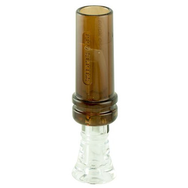 Duck Commander DCPROHB Pro Series Hi-Ball Double Reed Duck Call Polycarbonate Brown/Clear