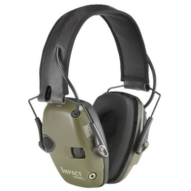 Howard Leight R01526 Impact Sport Electronic Muffs 22 dB Black/Green