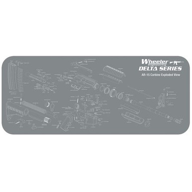 Wheeler 156824 AR-15 Maintenance Mat Delta AR-15 Maintenance Mat Delta