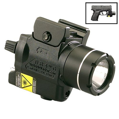 Streamlight 69245 TLR-4G  Tac Light White LED 160 Lumens CR2 Lithium Battery Black Polymer with Green Laser