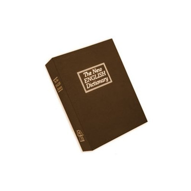 Bulldog BD1182 Deluxe Diversion Book Safe Combination Entry Brown Steel Holds 1 Handgun 7.75" L x 10.50" W x 2.50" D