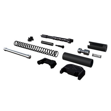 RIVAL ARMS RA42G001A Slide Completion Kit  Compatible with Glock 9mm Luger G3/4 17-4 Stainless Steel Black PVD