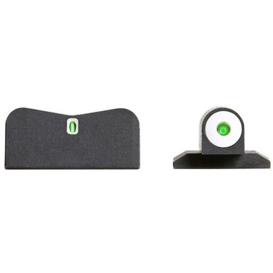 XS SIGHTS SW0022P5 DXT Big Dot S&amp;W Bodyguard 380 Green Tritium w/White Outline Front Green Tritium w/White Outline Rear
