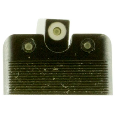 Truglo TG231G1MW Tritium Pro Night Sights Fits Glock MOS 17/19/22/23/24/26/27/33/34/35/38/39 Green Tritium w/White Outline Front Green Rear Black