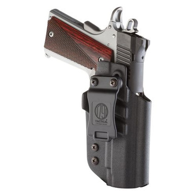 1791 Gunleather TACIWB1911BLKR Tactical Kydex IWB 1911 Government Kydex Black