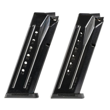 Ruger 90684 Security-9  9mm Luger Ruger 15rd Black Oxide Detachable Sold in 2 Pack