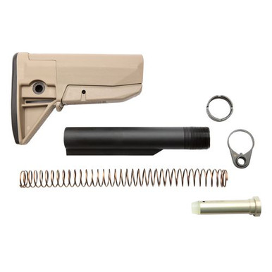 Bravo GFSKMOD0FDE BCMGunfighter AR-15 Mod 0 Stock Kit Polymer/Aluminum Flat Dark Earth