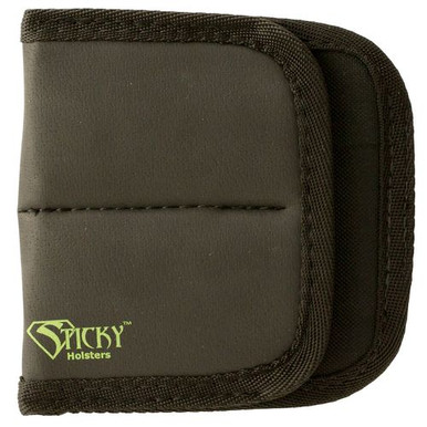 Sticky Holsters DSMP Dual Mag Pouch Latex Free Synthetic Rubber Black w/Green Logo