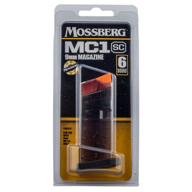 Mossberg 95415 Mossberg  9mm Luger MC1sc 6rd Clear Detachable Flush