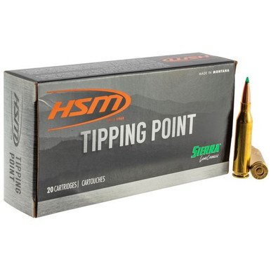 HSM 27016N Tipping Point  270 Win 140 gr Sierra GameChanger 20 Bx/ 20 Cs