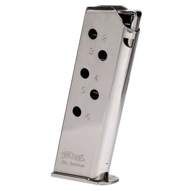 Walther Arms 2246011 PPK/S  380 ACP 7rd Nickel Detachable