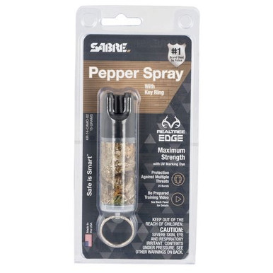 Sabre KR14CAMO02 Camo Pepper Spray  OC Pepper 10 ft Range