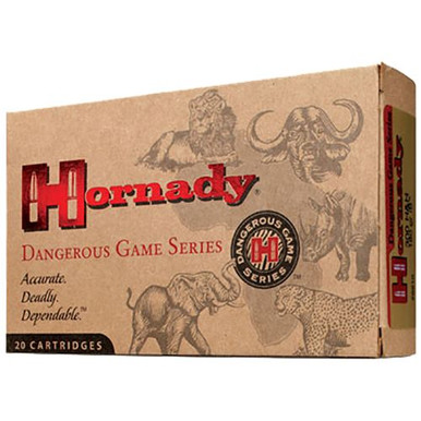 Hornady 82674 Dangerous Game  416 Rem Mag 400 gr Dangerous Game Solid 20 Bx/ 6 Cs
