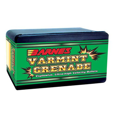 Barnes Bullets 30198 Varmint Grenade223 Caliber .224 50 gr Flat Base Hollow Point 100 Box