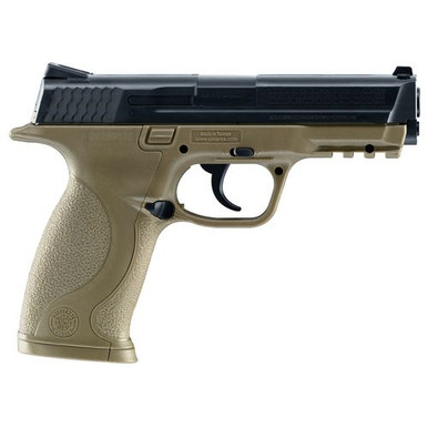 Umarex USA 2255051 Smith &amp; Wesson M&amp;P Air Pistol Double .177 BB Brown/Black