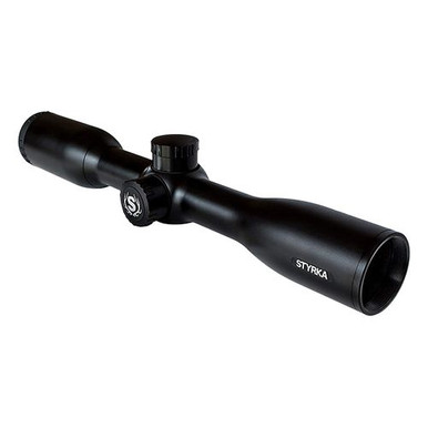 STYRKA S3 SERIES 4X32 PLEX RIFLESCOPE, BLACK