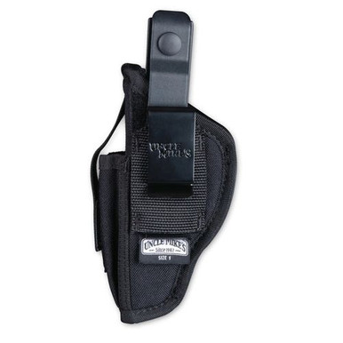 Uncle Mike's Sidekick Holster Ambidextrous Kodra Black w/ Cartridge Loop 3" Taurus Judge/S&W Governor