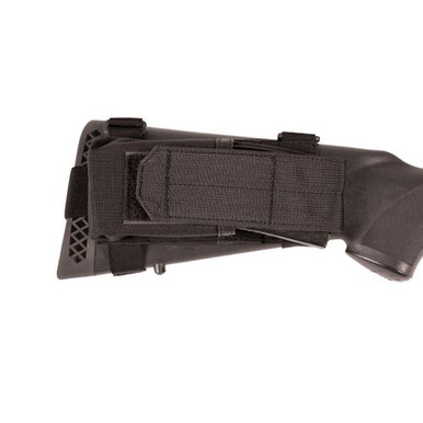 Blackhawk Buttstock Mag Pouch W/ Adjustable Lid Black