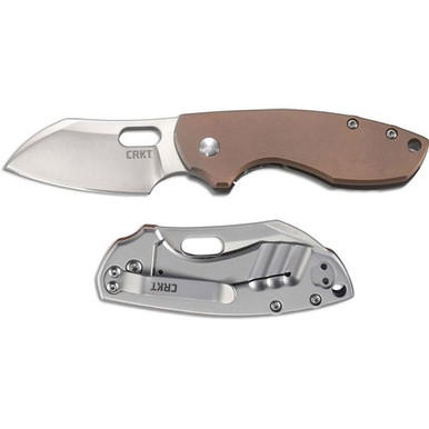 CRKT 5311CU Pilar 2.38" Folding Plain Satin 8Cr13MoV Knife
