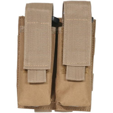 The Outdoor Connection Double Pistol Mag Pouch Coyote Brown