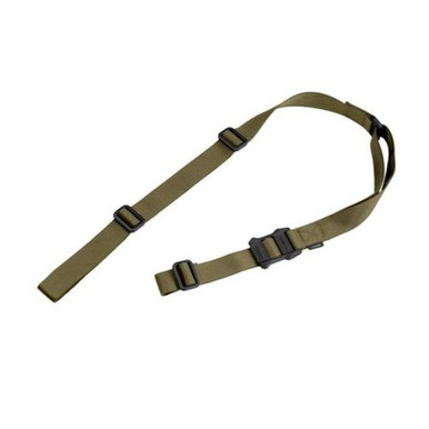 Magpul MAG513-RGR MS1 Sling 1.25" W x 48"- 60" L Adjustable Two-Point Ranger Green Nylon Webbing for Rifle