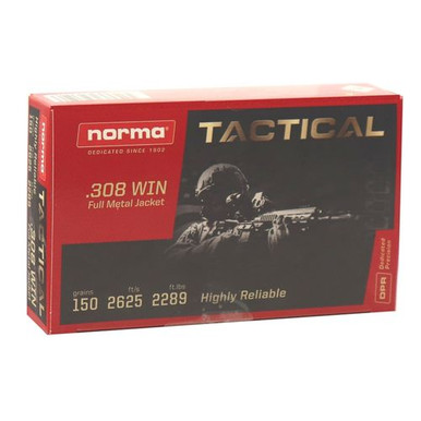 Norma Tactical 308 Win - FMJ - 150gr - 20rd