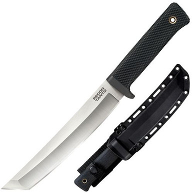 Cold Steel CS35AM San Mai Recon 7" Fixed Plain Tanto VG-10 San Mai Blade/Black Textured Kray-Ex Handle