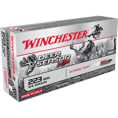 Winchester Ammo Deer Season XP 223 Rem 64 gr Extreme Point - X223DS