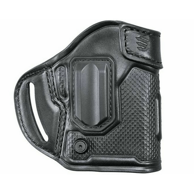 BlackHawk Emboss Leather ISP Holster with Clip, Glock 17/19/22/23/31/32/36, Right Hand, Black 461400BKR