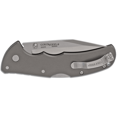 Cold Steel CS58PC Code 4 3.50" Folding Clip Point Plain Satin Polished S35VN Knife