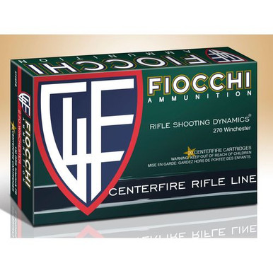 Fiocchi 270SPB Shooting Dynamics 270 Winchester 130 GR Pointed Soft Point (PSP) 20 Bx/ 10 Cs