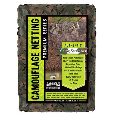 Camo Systems LW01B Premium Ultra-Lite Green/Brown Reversible 3.10'H x 9.10"L