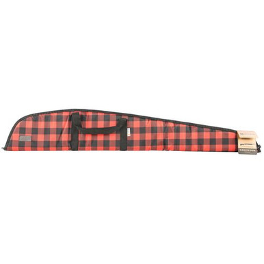 Allen Heritage 70752 Lakewood Shotgun Case 52" Red Buffalo Plaid Cotton Canvas with Lockable Zipper, Foam Padding & Carry Handles