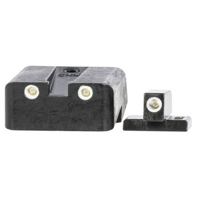 Meprolight USA 198103101 Mepro Tru-Dot Fixed Sights Self-Illuminated Green Tritium Front & Rear with Black Frame for Rock Island Tac 1911