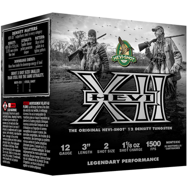 HEVI-Shot HS51302 Hevi-12  12 Gauge 3" 1 1/8 oz 2 Shot 25 Bx