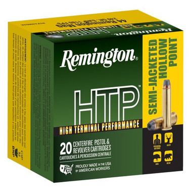 Remington Ammunition 23010 HTP  44 Rem Mag 240 gr Semi-Jacketed Hollow Point (SJHP) 20 Bx/ 25 Cs