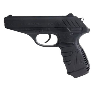 Gamo 611138054 P-25 Blowback  CO2 177 Pellet Pistol 16rd Black Frame Textured Black Polymer Grip