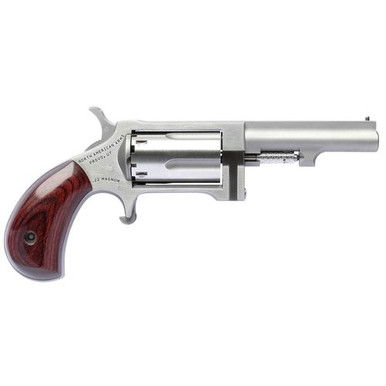North American Arms SW250 Sidewinder  22 Mag 5rd 2.50" Stainless Steel Rosewood Birdshead Grip