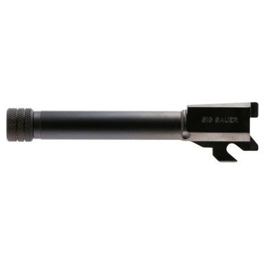 Sig Sauer BBLMODC9TB OEM Replacement Barrel 9mm Luger 4.60" Black Nitride Finish Steel Material with Threading for Sig P320, P250 Compact