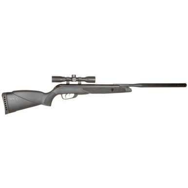 Gamo 6110067854 Wildcat Whisper  Break Open Gas Piston 177 Pellet 1rd Black Black Molded All Weather Stock 4x32 mm