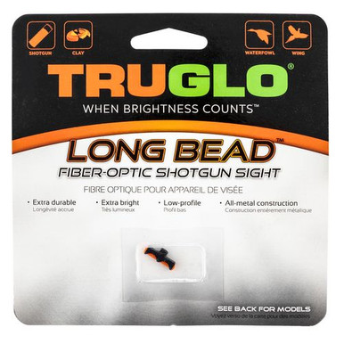 Truglo TG947ERM Long Bead  Metal Browning/Caesar Guerini/Charles Daly/Franchi/Moss Reserve O/U/Wthby/Win Fiber Optic Red 3mm