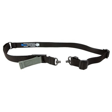 Blue Force Gear VCAS2TO1RED125AABK Vickers 221 Sling with RED Swivel 1.25" W One-Two Point Black Cordura Nylon