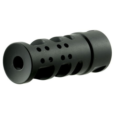 Spikes SBV1065 R2  5.56x45mm NATO Muzzle Brake 1/2"-28 tpi Black Nitride 416 Stainless Steel