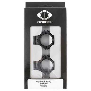 Tikka S1300925 Opti-Lock Rings  Opti-Lock Base High 1" Black Steel