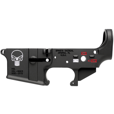 Spikes Tactical Punisher Stripped Lower Receiver Multi-Caliber AR-15