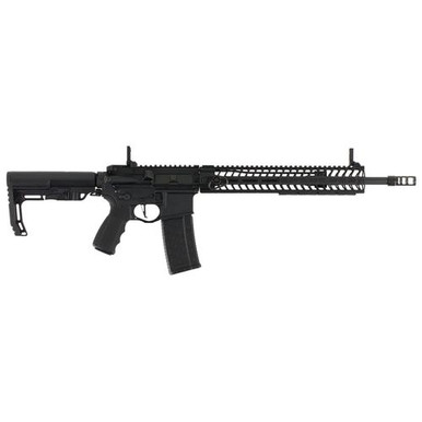 Spikes PHUR5435M3R Pipe Hitter  223 Rem,5.56x45mm NATO 16" No Magazine Black Hard Coat Anodized 6 Position MFT BMS Minimalist Stock